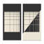 «Minimalist Monicoloch Square Retro Design IV», ensemble de 2 peintures-255886726-255886727