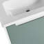 Meuble-lavabo mural 36 po avec lavabo en céramique