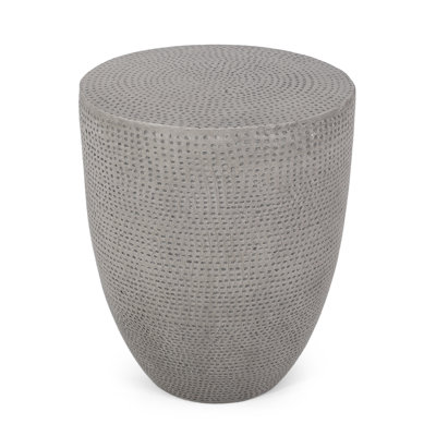 Outdoor Lightweight Concrete Side Table