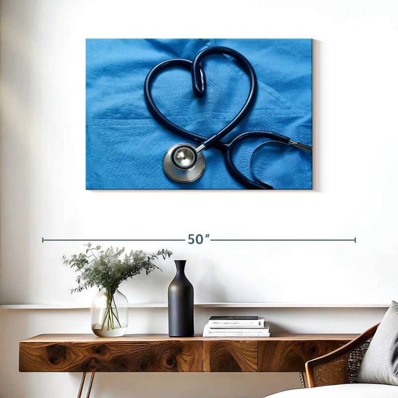 Stéthoscope Alcaraz, H 24 po x l 36 po