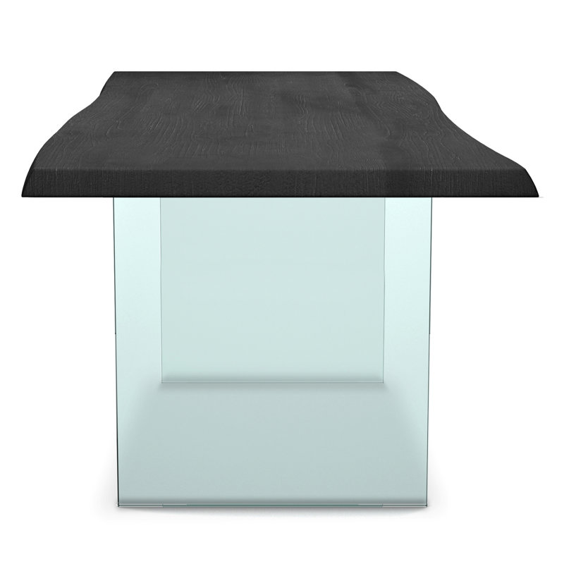 Table de salle à manger Colin, Ébène, H 29,75 po x L 116 po x l 40 po