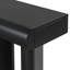 Table d'entrée moderne avec 2 tiroirs incurvés, derrière la table de canapé-1448027532