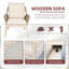 49.6" Acacia Outdoor Loveseat With Cushions