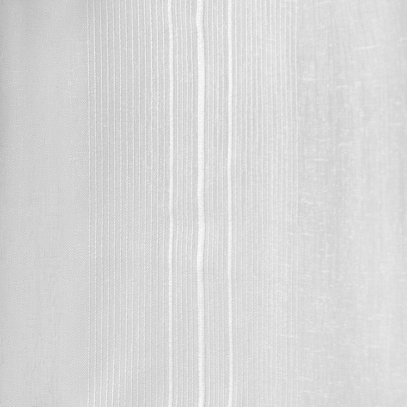 Gabbie 2-Piece Polyester Sheer Grommet Curtain Pair, White, 50" W x 108" L