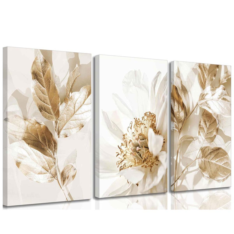 3 Piece Wrapped Canvas Print, 60 cm H x 40 cm W