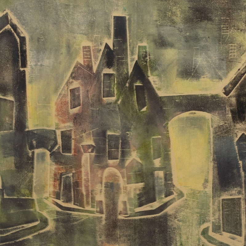 Medieval Town Print by Pepi Sprohge