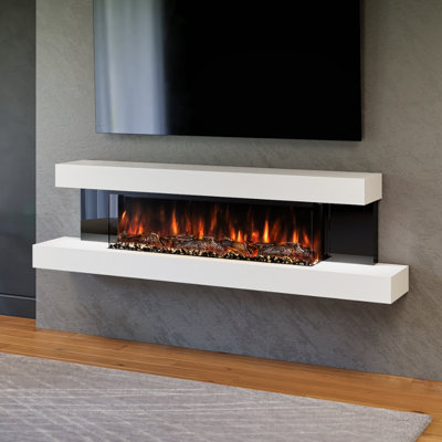 Almeria  6Ft Fully Assembled Electric Fireplace