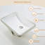Ceramic Rectangular Undermount Bathroom Sink with Overflow