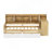 2 Drawers Daybed With Desk And Bookcase-412112772-415187654