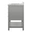 Meuble-lavabo simple 31 po avec plateau en marbre de Carrare Keisha-1796894656