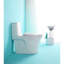 Toilette une pièce à double chasse 1,1 / 1,60 GPF