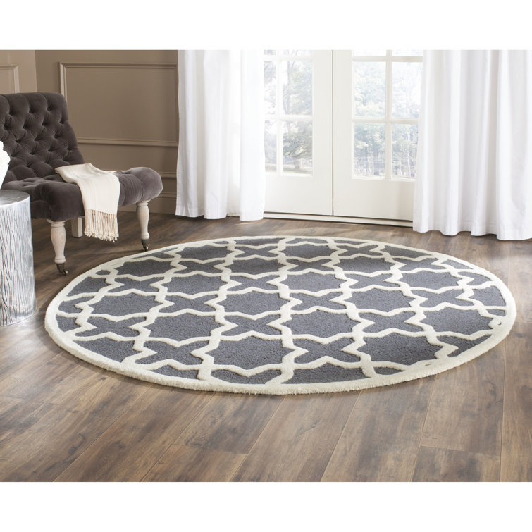 Igna Hand Tufted Wool Geometric Rug