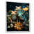 White Floater Framed
