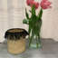 Vase de table en verre fait à la main