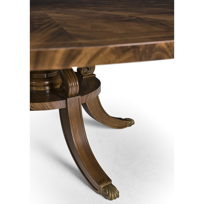 Round Mahogany Dining Table For Seating 10-12 People 