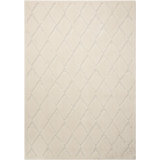 Gleam Geometric Area Rug in Ivory
