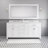 Madison 72" Carrara White Marble Countertop Bath Vanity with Mirror-913369290