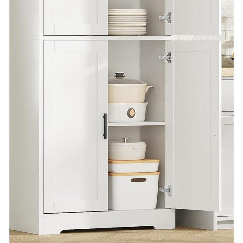 177.8cm Kitchen Pantry, White