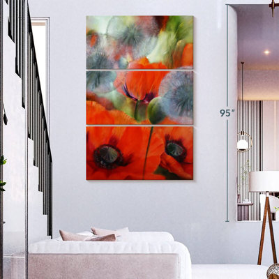 Harnek Poppies And Dandelions IV