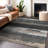 Nomaria Black Washable Indoor-Outdoor Rug - -1229605482