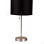 Lampe de table haute en métal 19 po avec finition
