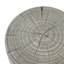 Table d'appoint d'extérieur, table de bout à conception creuse, table de tabouret de jardin de patio, table d'appoint décorative pour terrasse de balcon de plage, béton léger, texture semblable au bois-1029837625