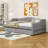 Twin XL Upholstered Daybed with 2 Drawers and LED Belt-262902903