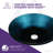 ANZZI Stellar Series 17.7 " Tempered Glass Circular Bathroom Sink