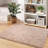 Shag Area Rugs for Living Room, 4x6 ft Soft Fluffy Rugs for Bedroom, Nursery, Kids Room Home Decor, Camel-1041890750
