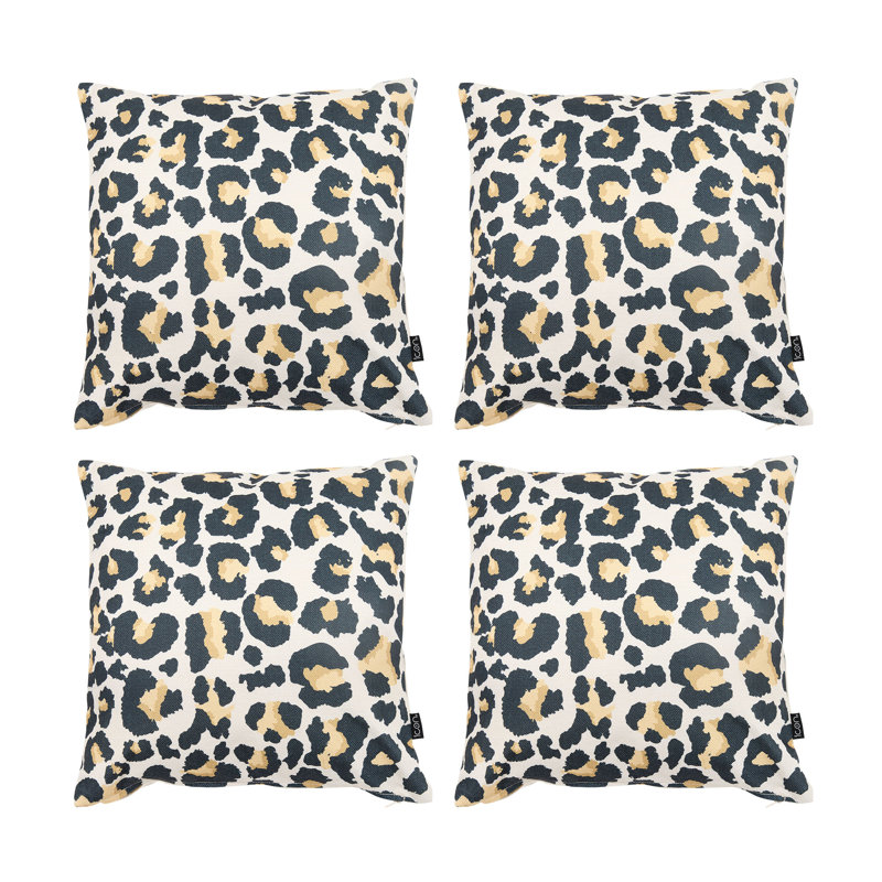Leopard Print Indoor-Outdoor Cushion