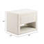 Tables de chevet modernes avec tables de chevet et rangement