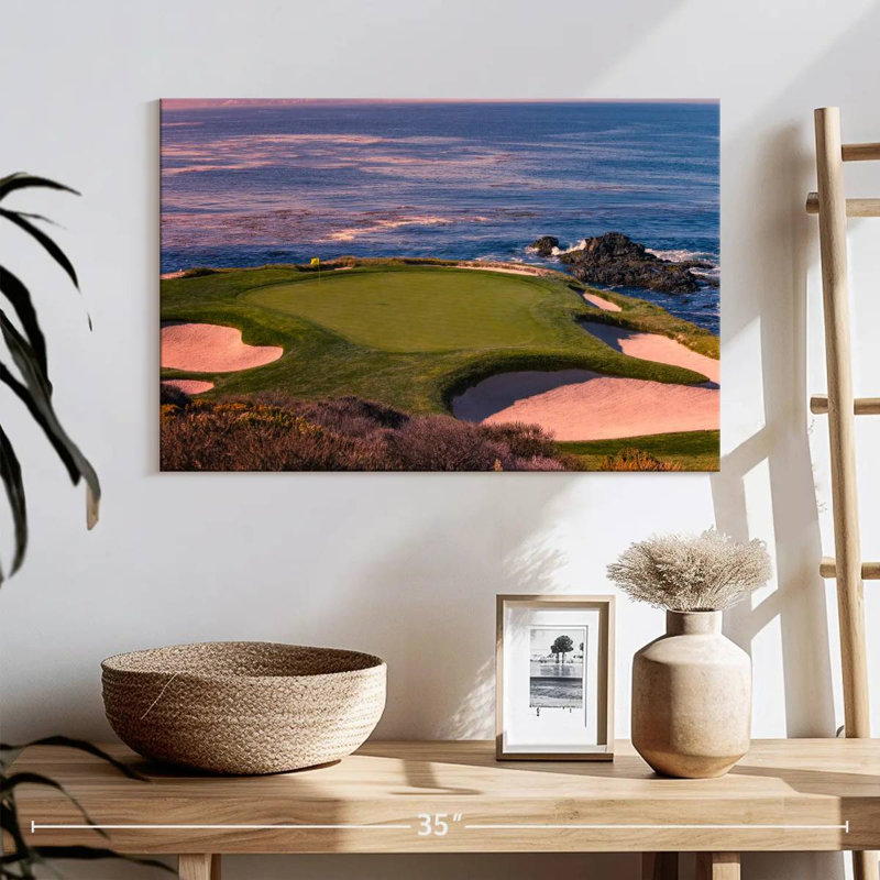 Sir Sir Golf à Pebble Beach, H 16 po x l 24 po