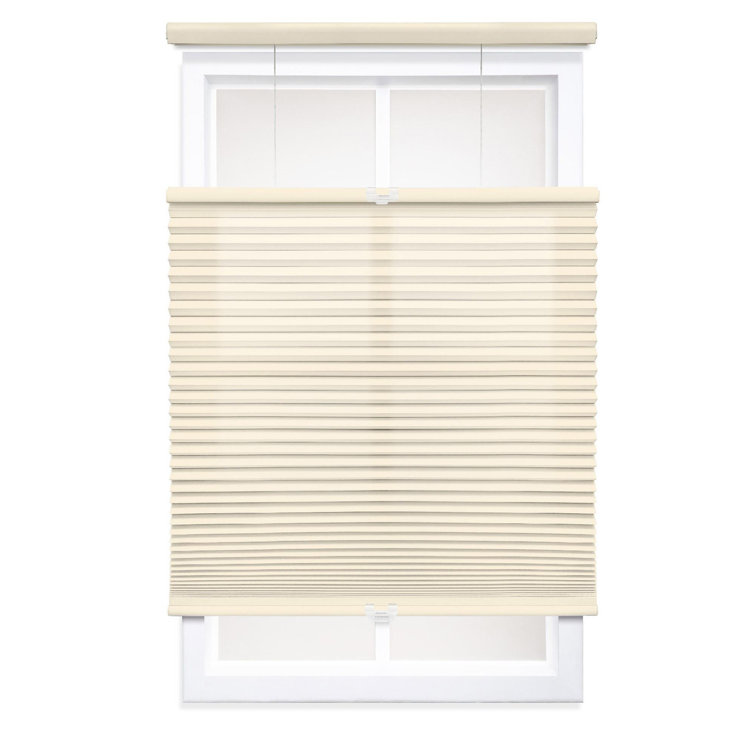EcoHome 1.5 inch Cordless Semi-Sheer Light Filtering Top Down Bottom Up Cellular Shade
