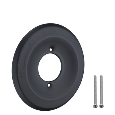 Single Metal Round Shower Escutcheon Kit, Replacement Escutcheon Plate For Delta 1300/1400 Series, For One-Handle Tub And Shower Faucets