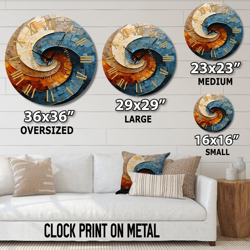 Horloge murale Collage, Grand