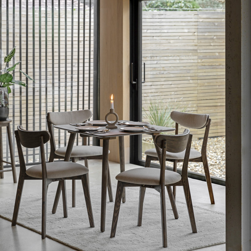 Roxane Dining Table, Dark Wood