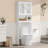 Amboy 25'' W x 66'' H x 9'' D Over-The-Toilet Storage-1799725840