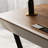 Nut-brown Rectangular Manufactured Wood desk