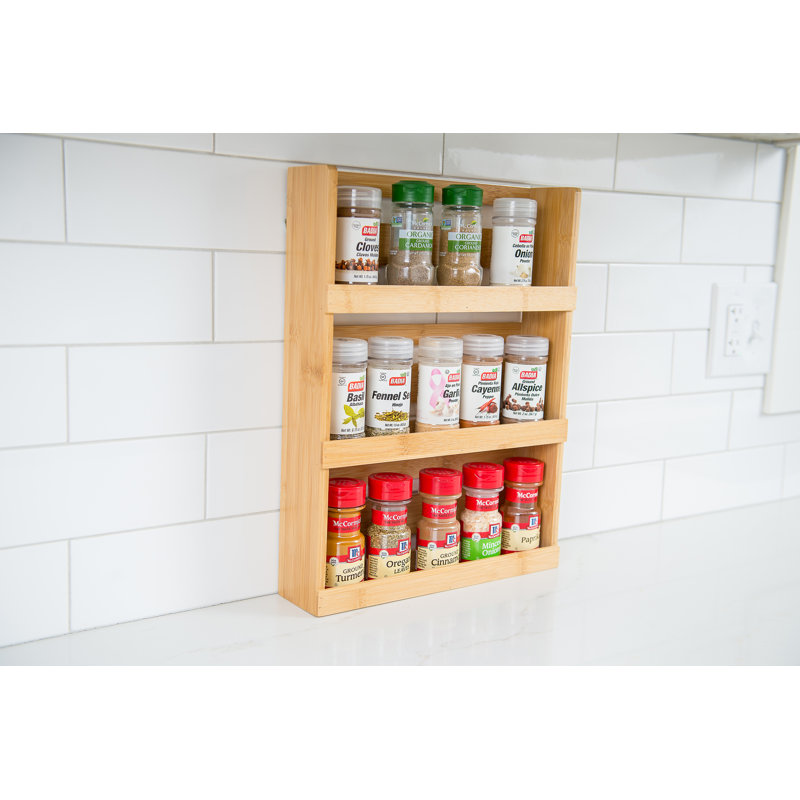 Bamboo 3-tier Spice Rack