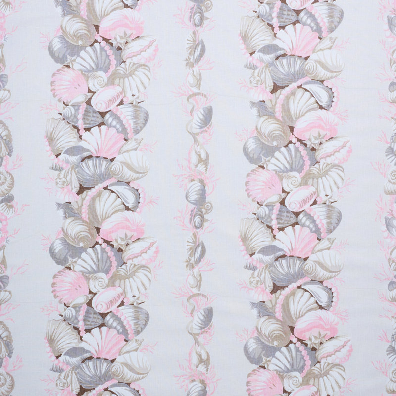 Bedolina Chintz Fabric, Pink/Natural