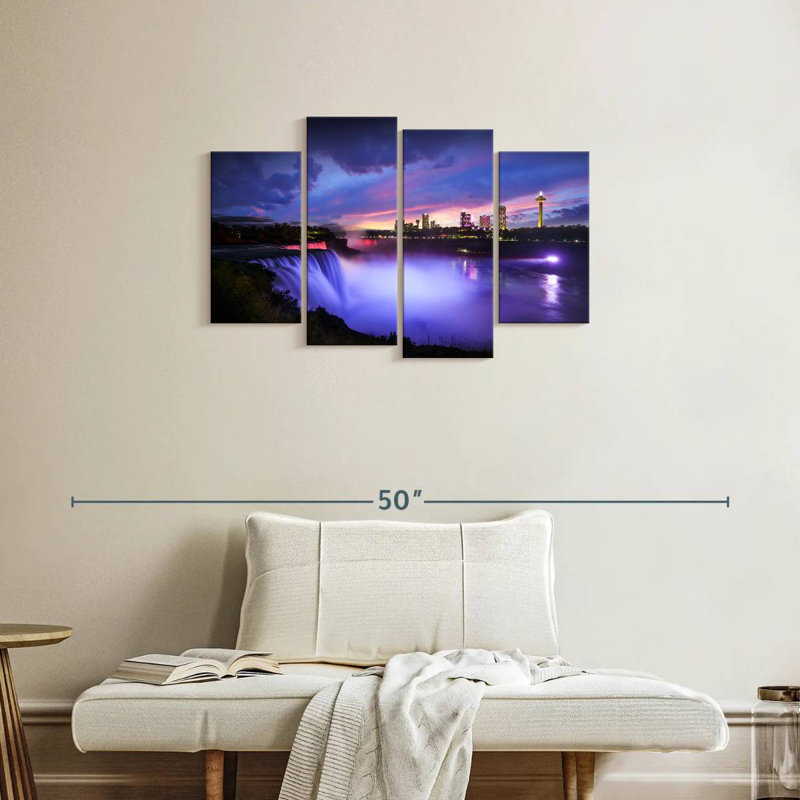 Alvord Purple Hued Niagara Falls, 22"H x 36"W