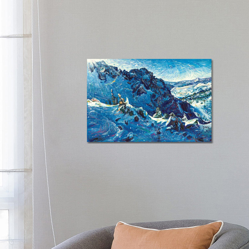 High In The Pass by Jeff Johnson - Wrapped Canvas Painting, 66.04 cm H x 45.72 cm W x 3.175 cm D