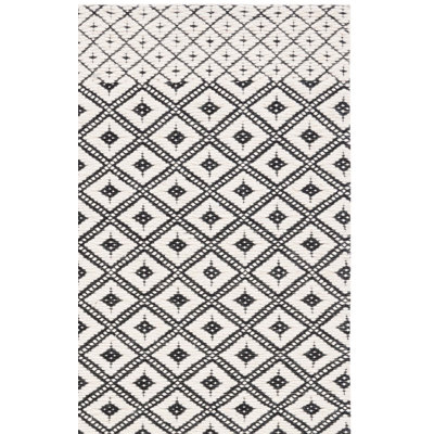 Tapis noir / ivoire Marbella 455