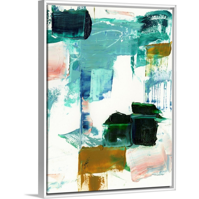 «Tag I» par Ethan Harper - reproduction d'art, Toile blanche encadrée, H 26 po x l 20 po x P 1,75 po
