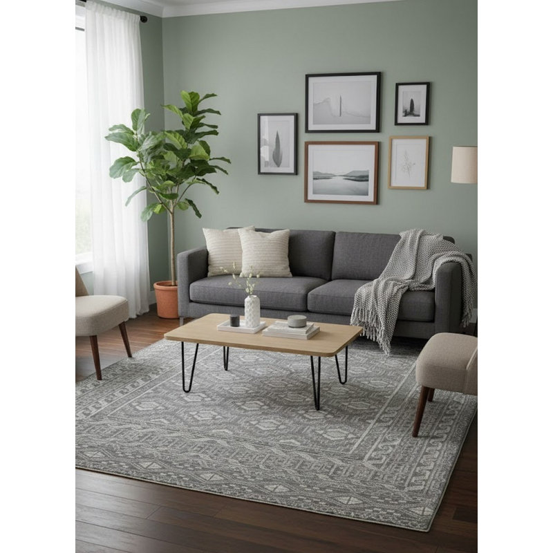 Wool Geometric Indoor Rug