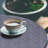 East Urban Home Feather Fitted Round Tablecloth Diameter Purpleblue White-1602008826
