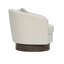 Camino Leather Swivel Barrel Chair-391153452