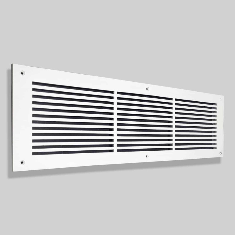 Grille murale en métal, Blanc