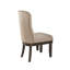 Chaise parsons rembourrée en lin beige-66619977-66619976