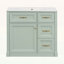Meuble-lavabo de salle de bain avec lavabo, pour le rangement et l'organisation modernes-607560692